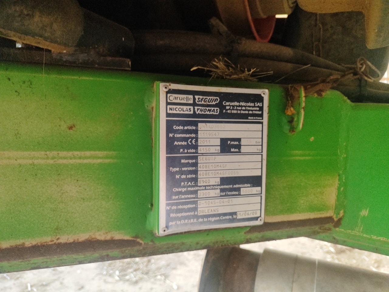 Pulverisateur CARUELLE SVX 400S - photo slide 6