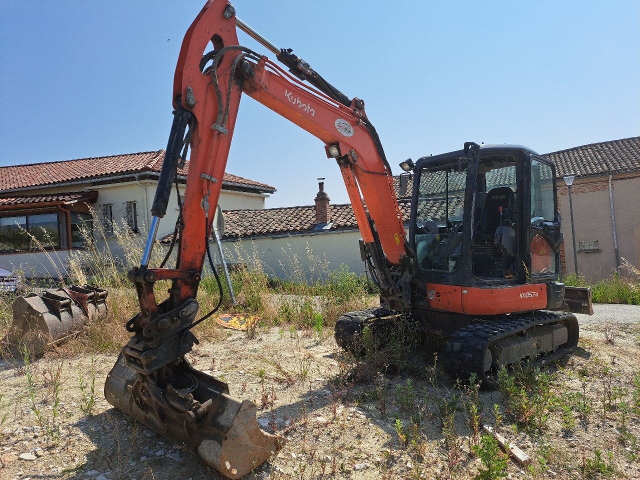 Mini pelle (0-6T) KUBOTA KX 057 - photo slide 10