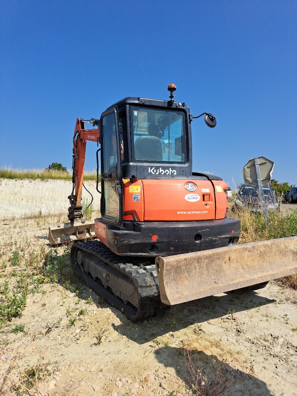 Mini pelle (0-6T) KUBOTA KX 057 - photo slide 11