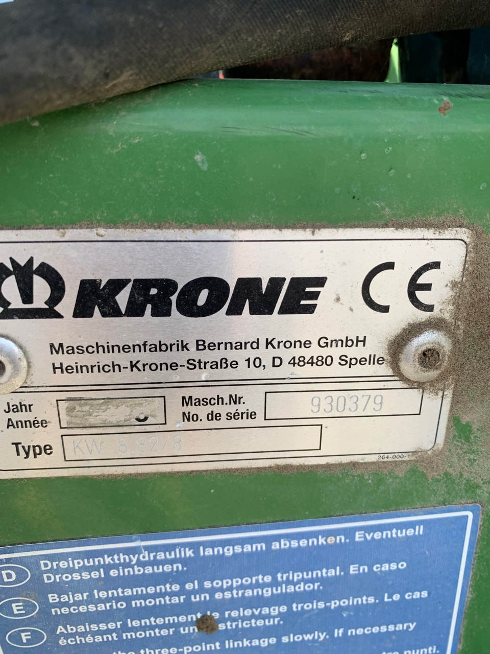 Faneuse KRONE 8.82 - photo slide 6