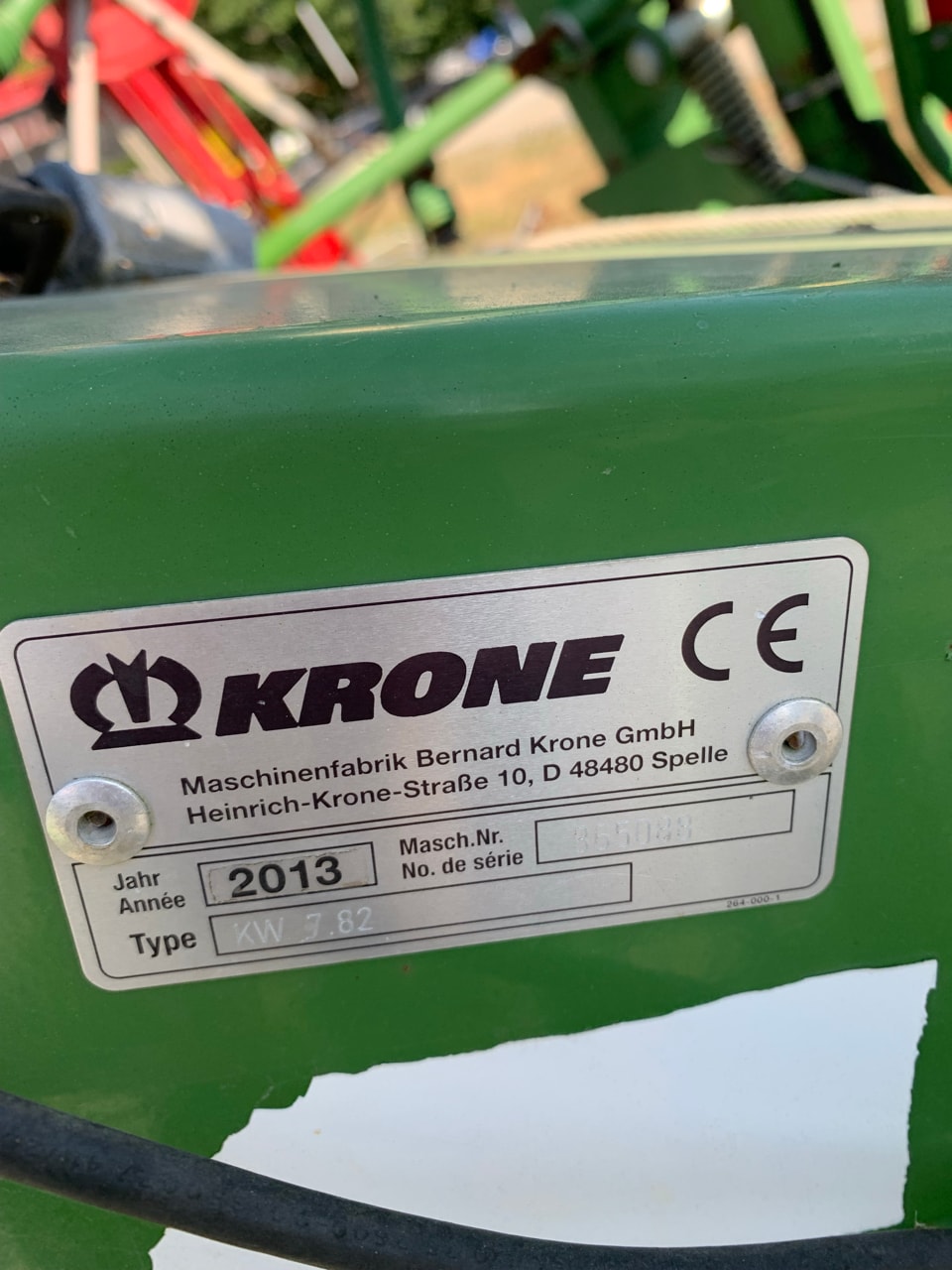 Faneuse KRONE KW 7.82 - photo slide 5