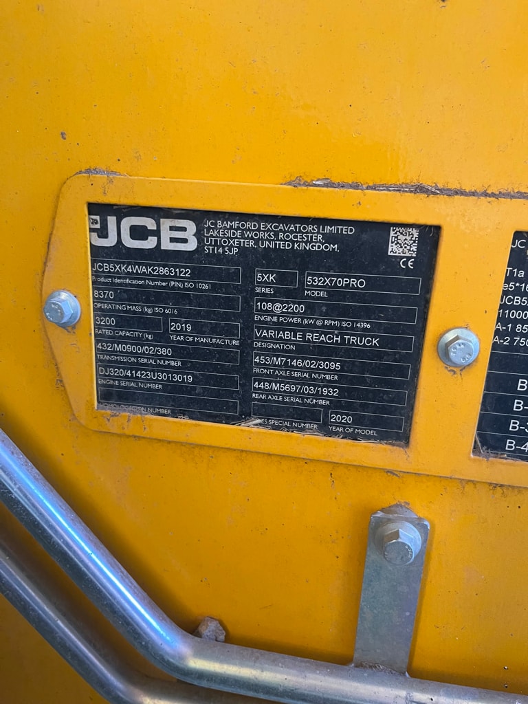 Telescopique JCB 532-70 AGRIPRO - photo slide 8