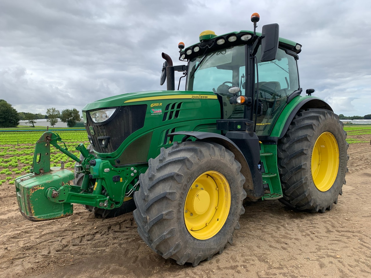 Tracteur JOHN DEERE 6155R - photo slide 1