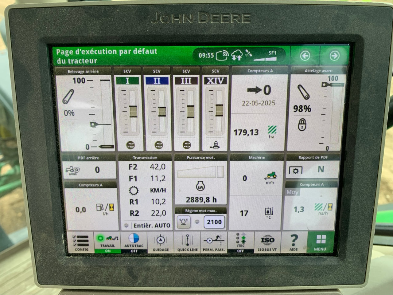 Tracteur JOHN DEERE 6155R - photo slide 14