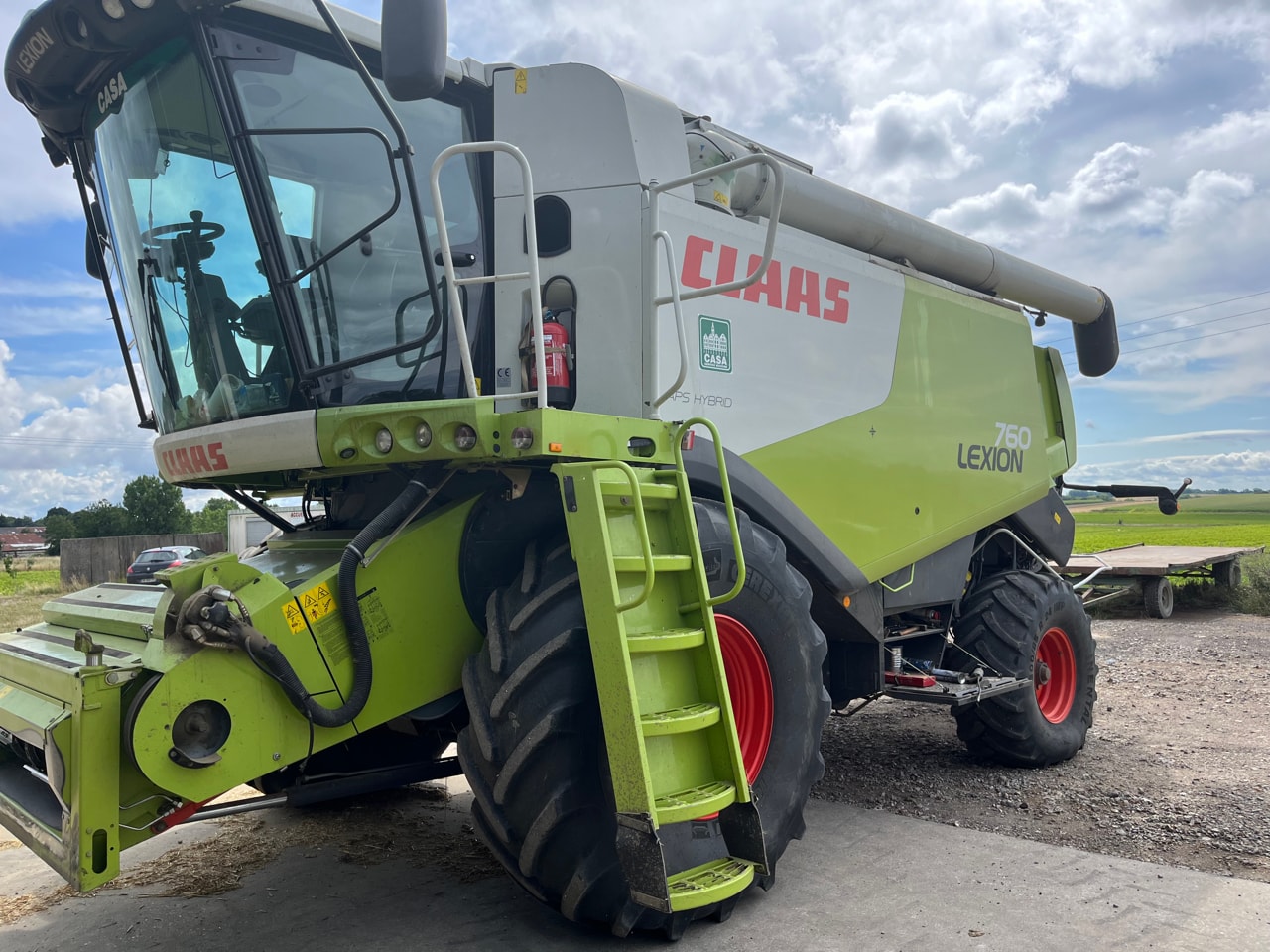 Moissonneuse CLAAS LEXION 760 - photo slide 3