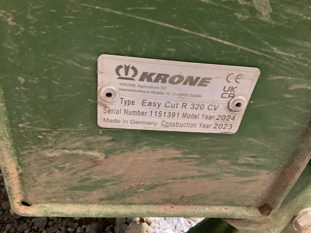 Faucheuse conditionneuse KRONE EASYCUT R 320 CV - photo slide 6