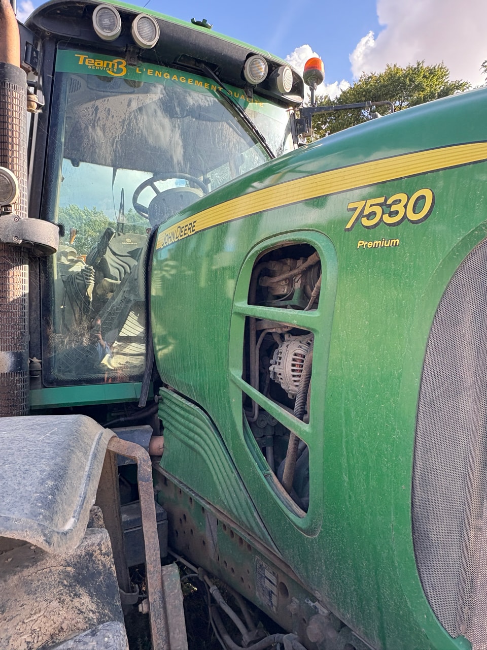 Tracteur JOHN DEERE 7530 - photo slide 17