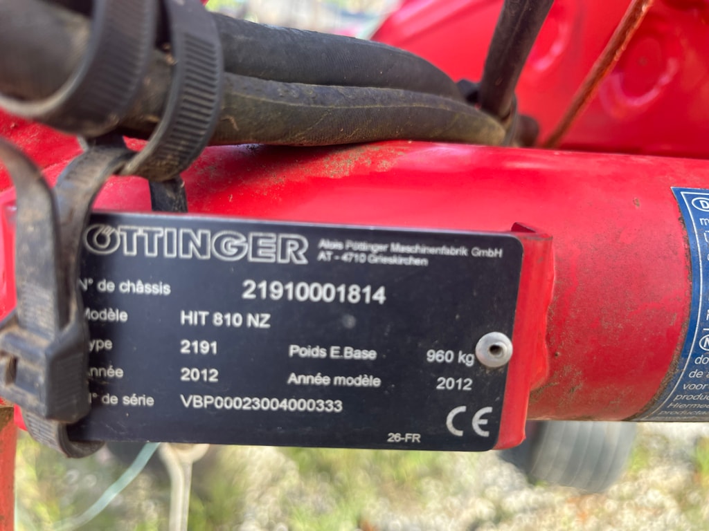Faneuse POTTINGER Hit 810 - photo slide 3