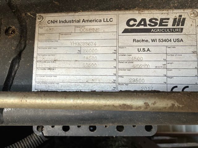 Moissonneuse CASE IH AXIAL-FLOW 8240 SANS COUPE - photo slide 22