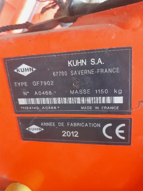 Faneuse KUHN GF 7902 - photo slide 3