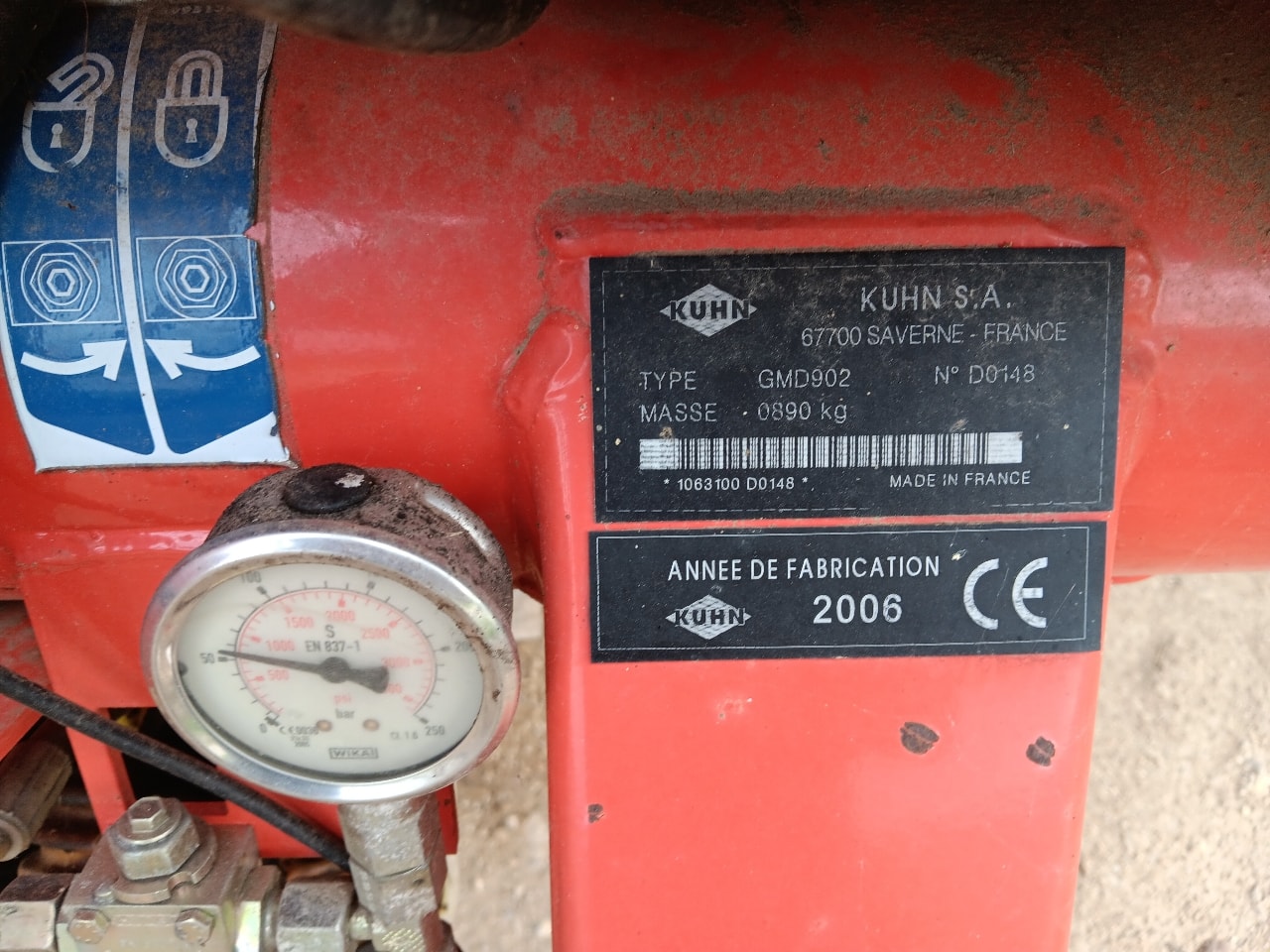 Faucheuse KUHN Gmd 902 - photo slide 12