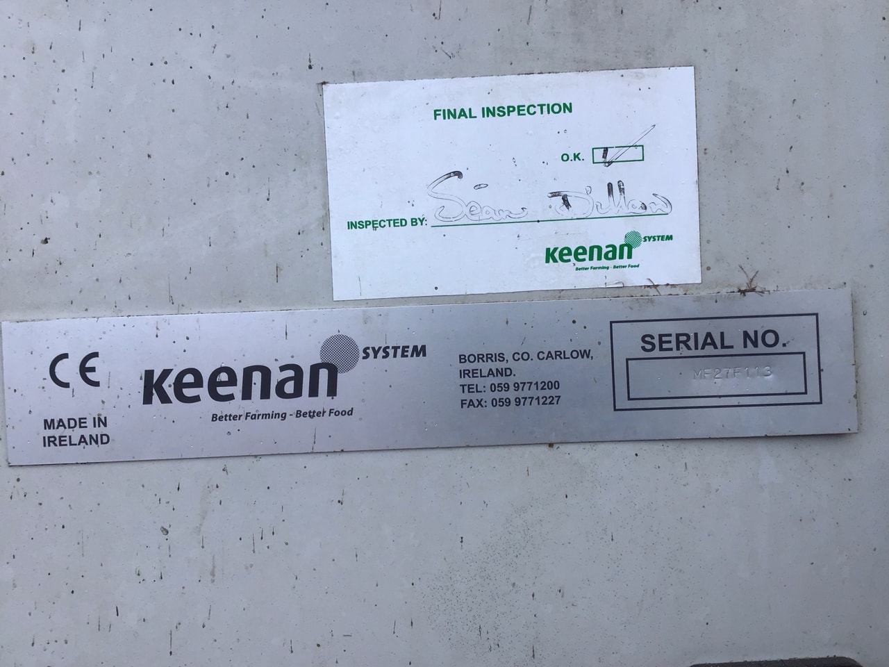 Melangeuse KEENAN Meca fibre 270 - photo slide 7