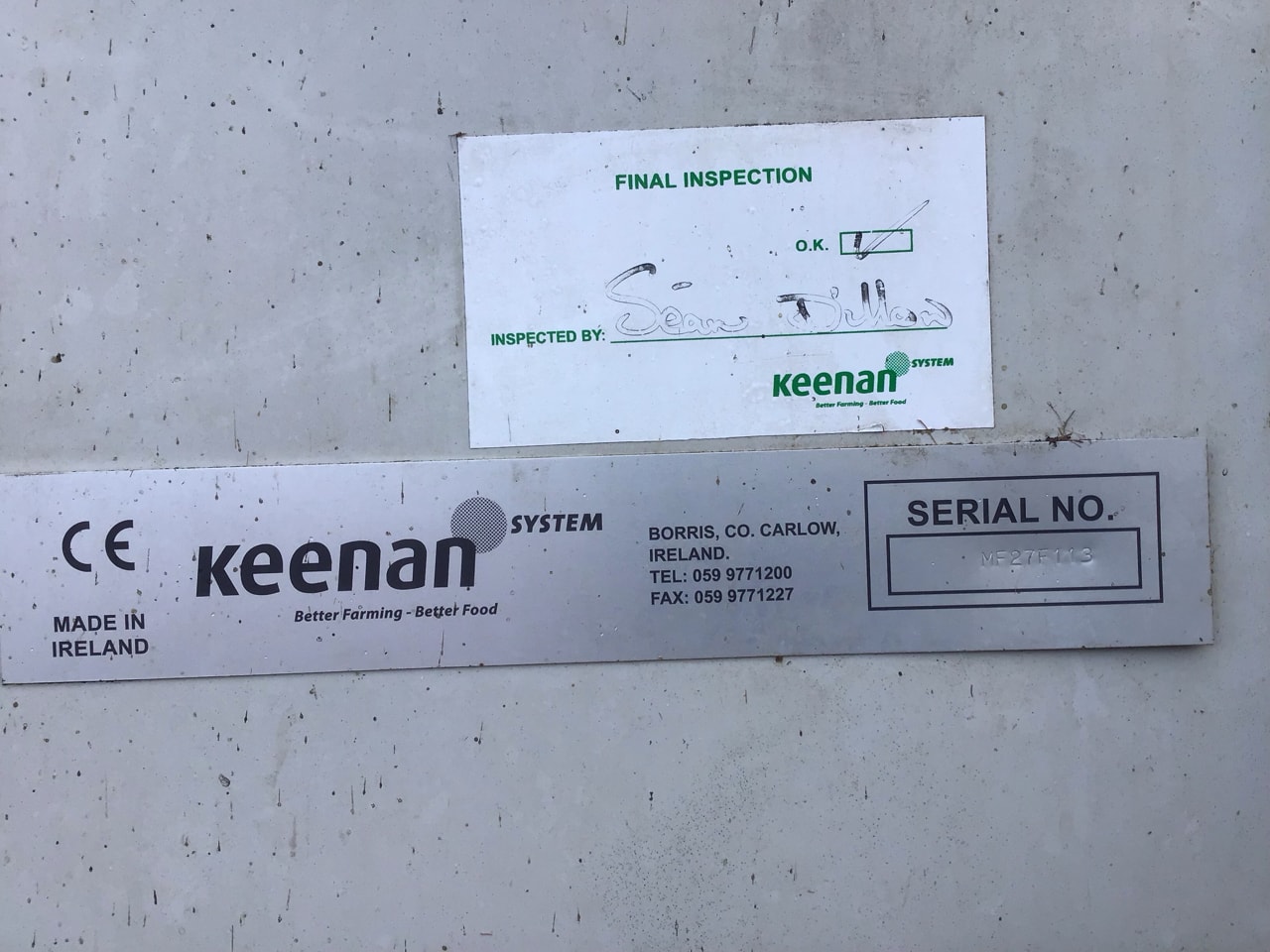 Melangeuse KEENAN Meca fibre 270 - photo slide 8