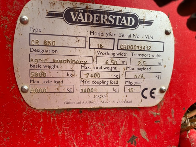 Dechaumeur VADERSTAD CARRIER CR 650 - photo slide 10