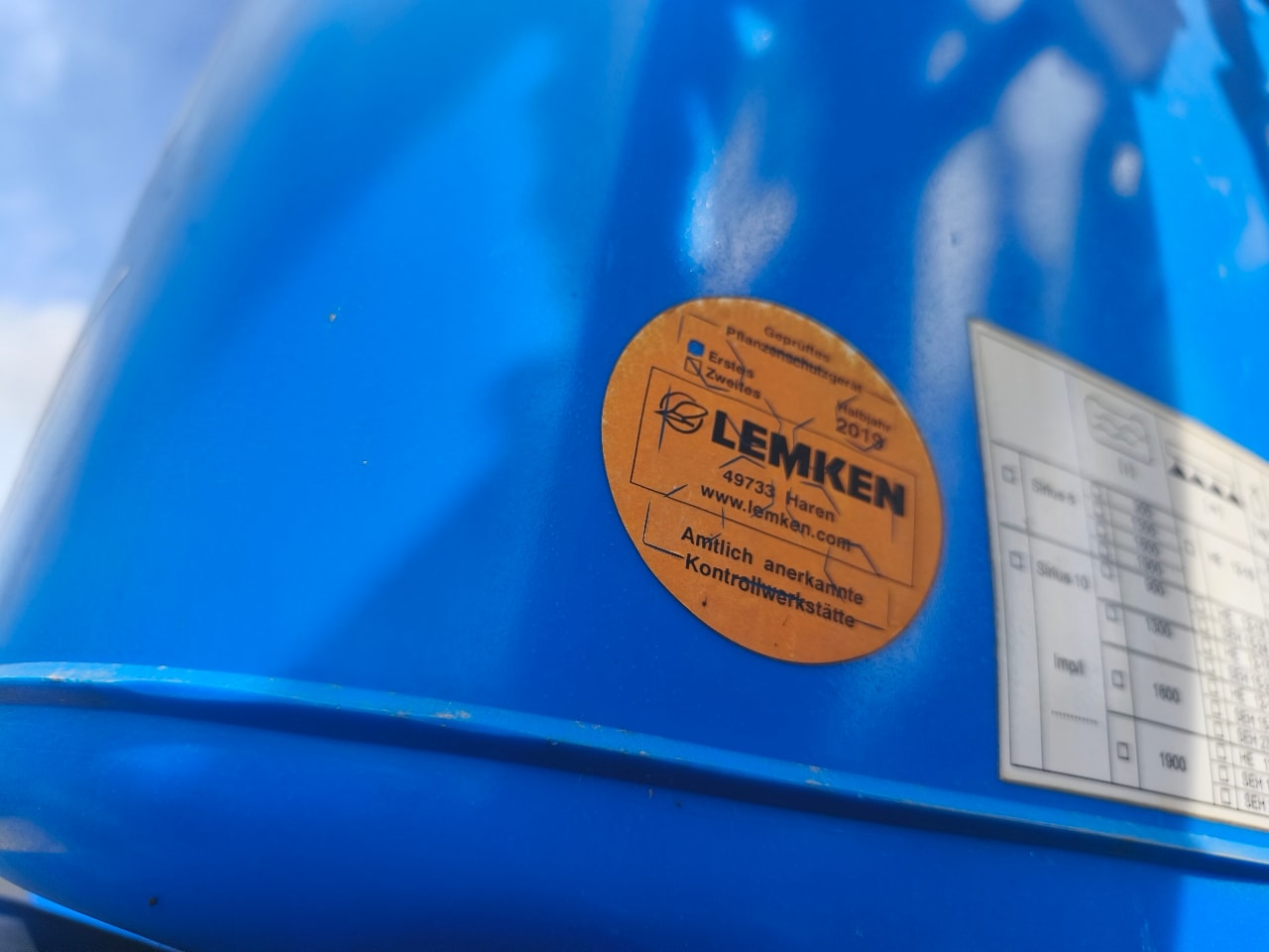 Pulverisateur LEMKEN Sirus 10 1300 - photo slide 5