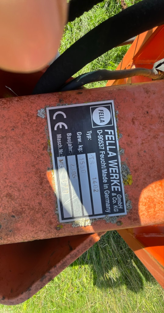 Andaineur FELLA TS 1402 - photo slide 2
