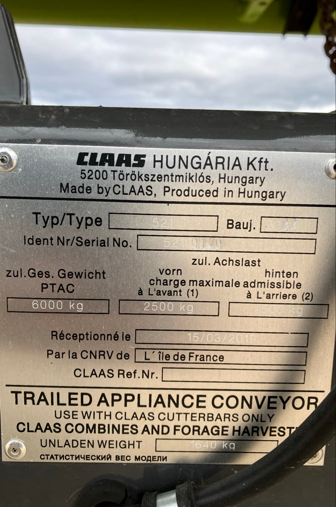 Coupe (MB) CLAAS Vario 930 - photo slide 8