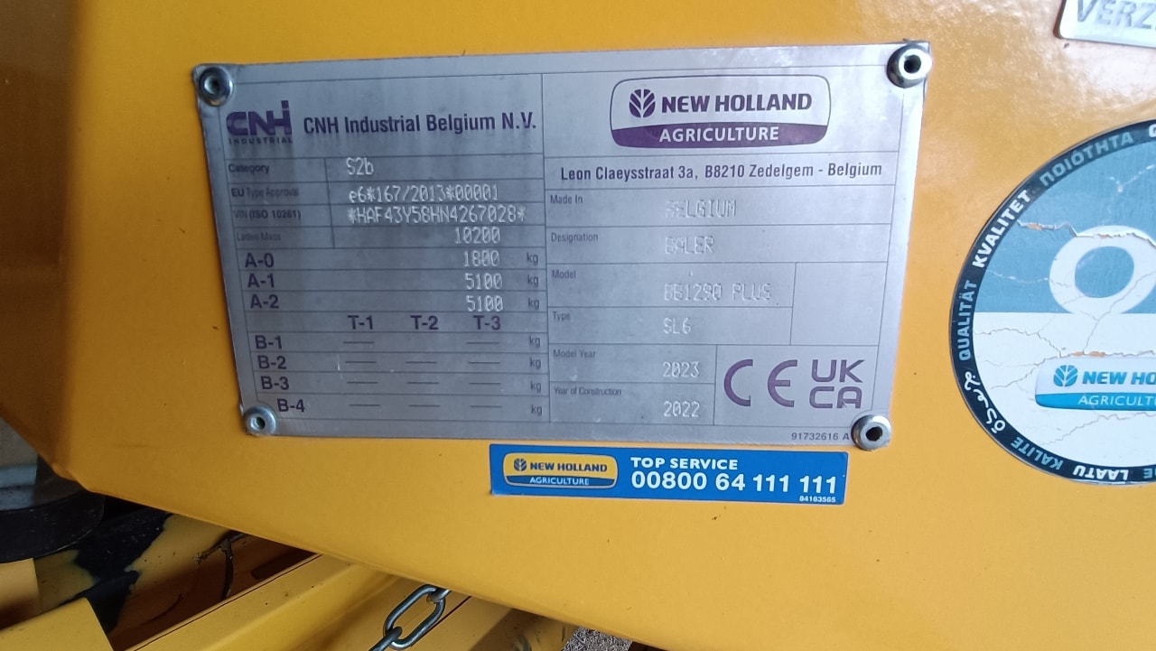 Presse haute densite NEW HOLLAND 1290 Plus - photo slide 6