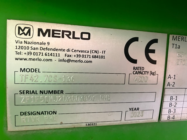 Telescopique MERLO TF II 42.7 cs 136 - photo slide 5