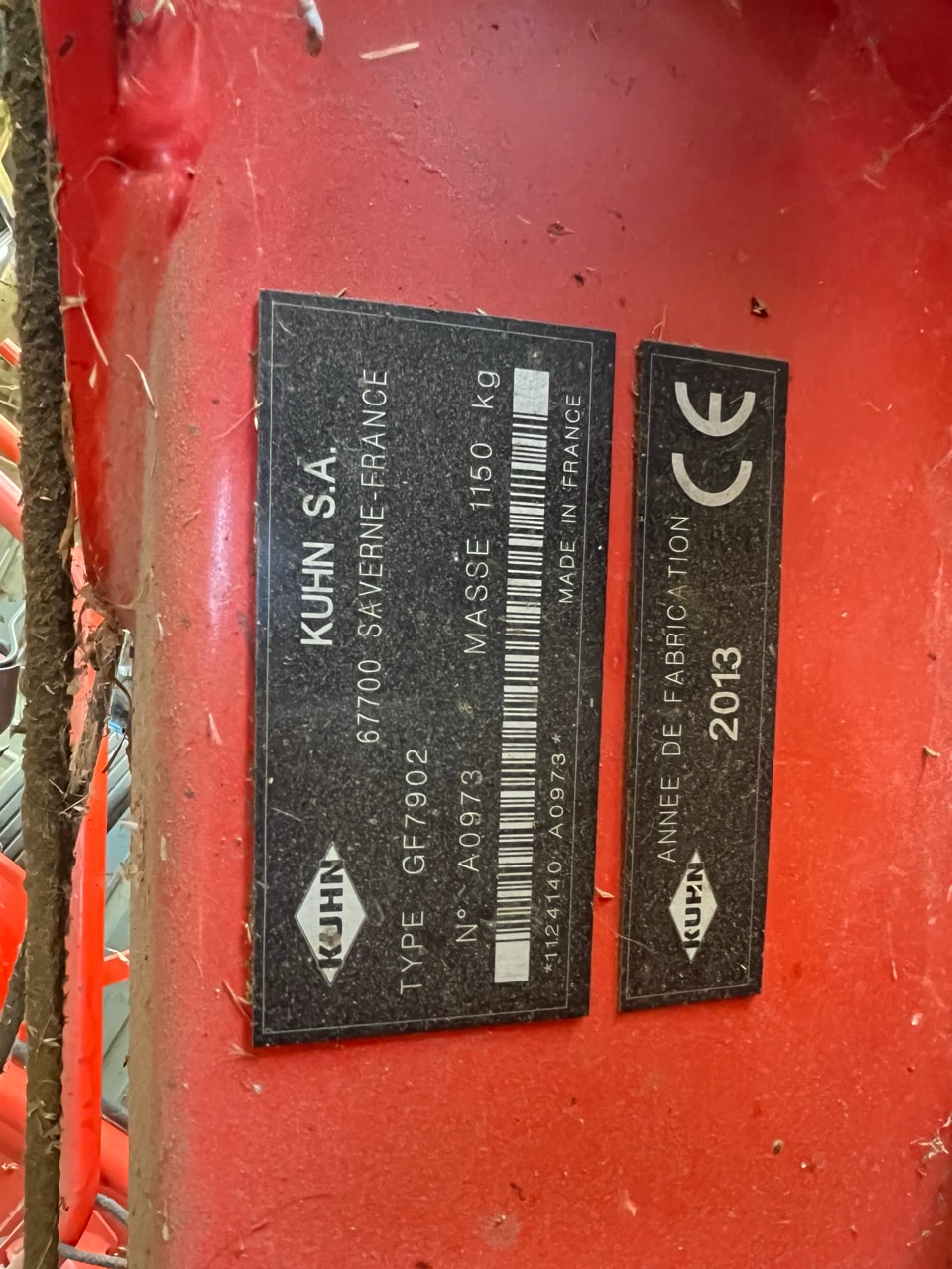 Faneuse KUHN Gf 7902 - photo slide 7