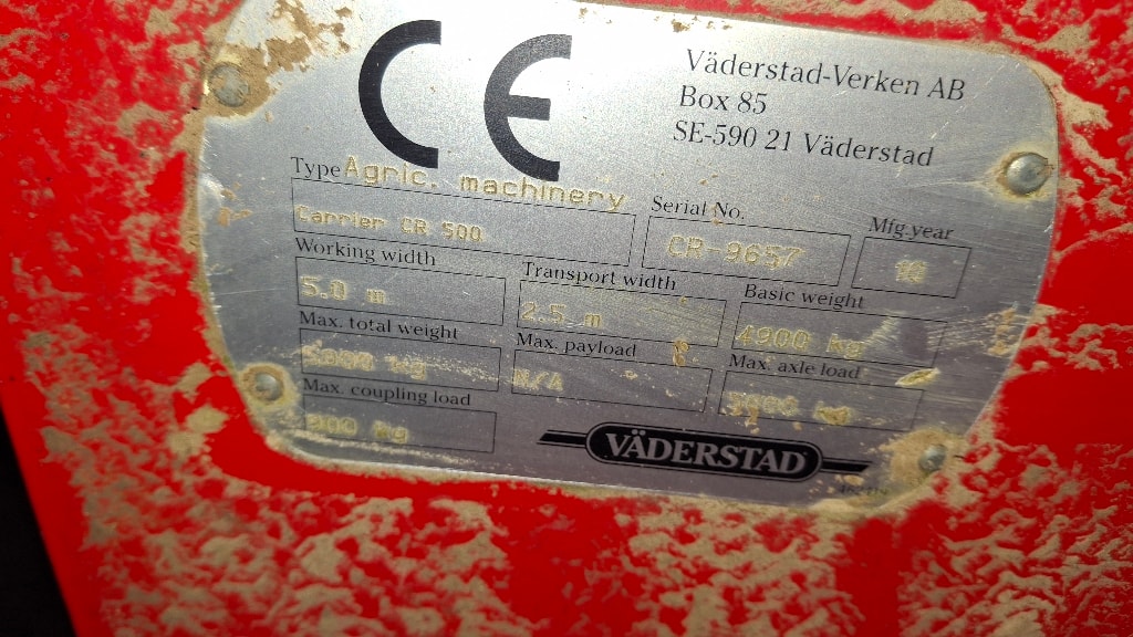 Dechaumeur VADERSTAD Carrier CR 500 - photo slide 10