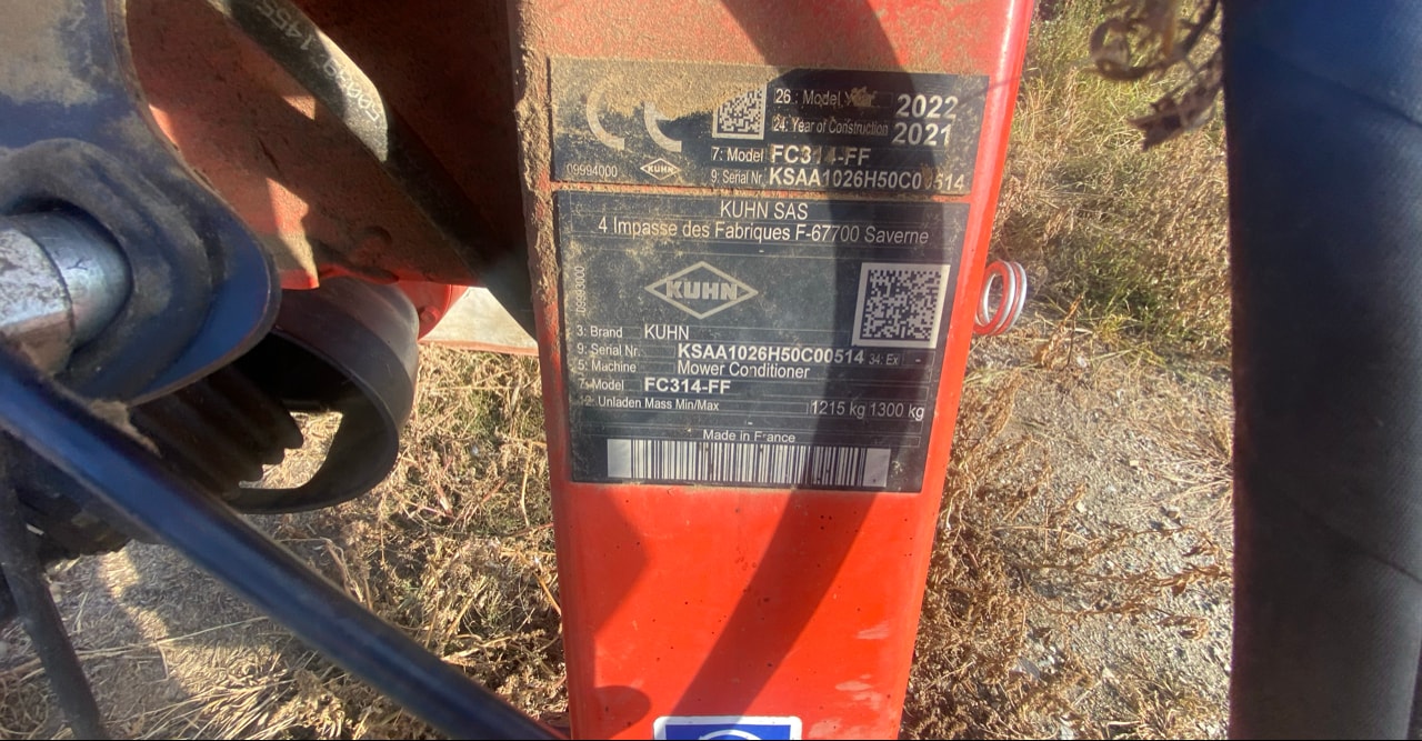 Faucheuse KUHN FC 314 FF - photo slide 6