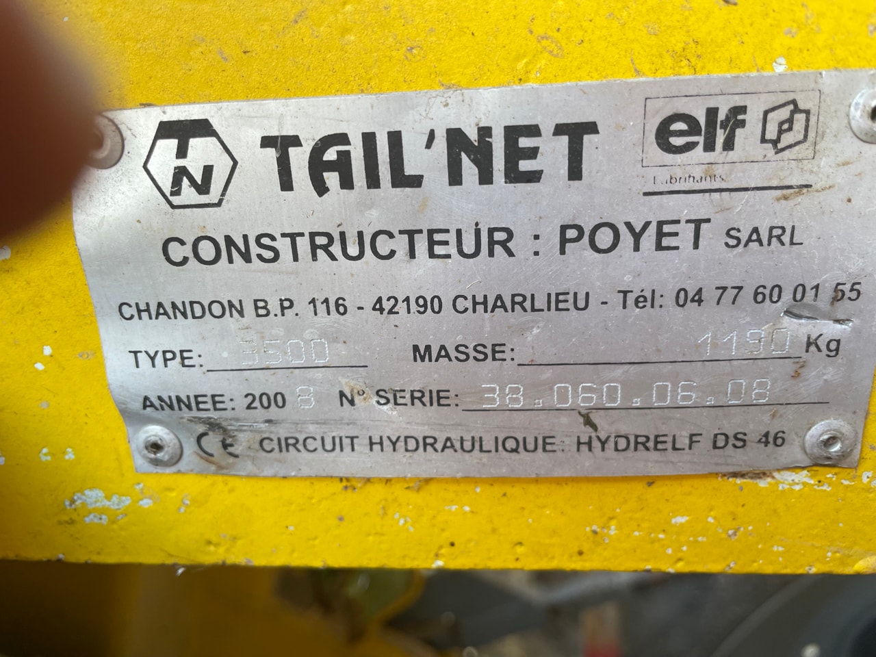 Epareuse TAIL NET 3500 - photo slide 6