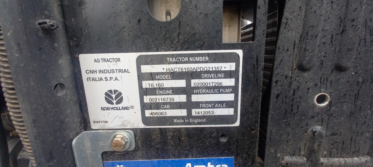 Tracteur NEW HOLLAND T6.160 DC - photo slide 2