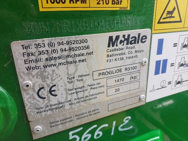 Faucheuse conditionneuse MC HALE R3100 - photo slide 6