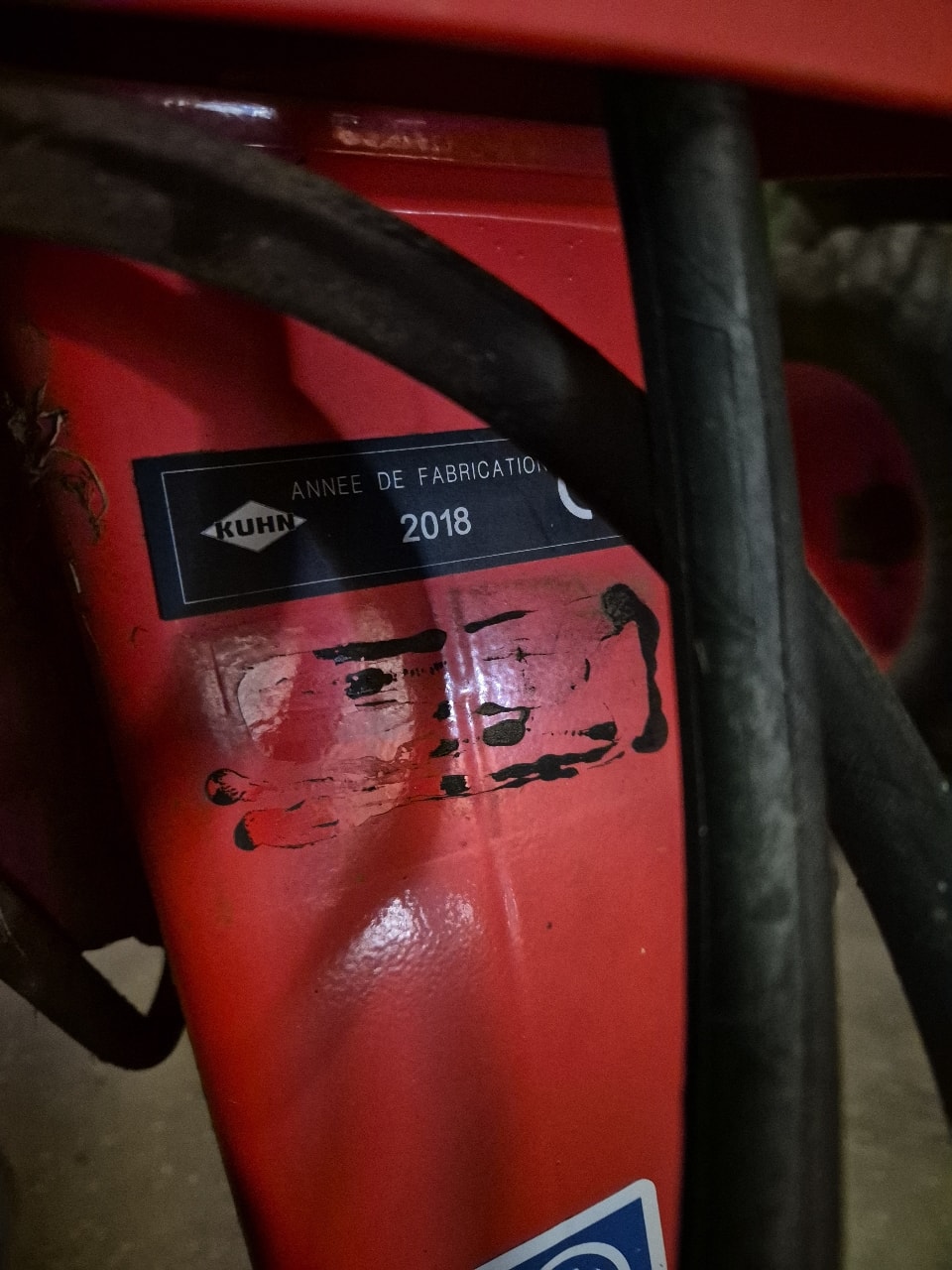 Faucheuse conditionneuse KUHN FC 314 lift control - photo slide 3
