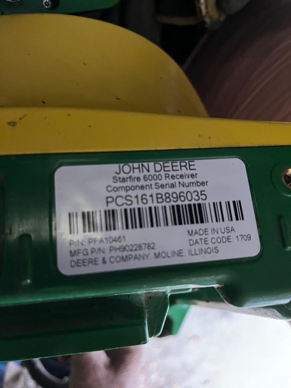 Guidage JOHN DEERE SF6000 - photo slide 5