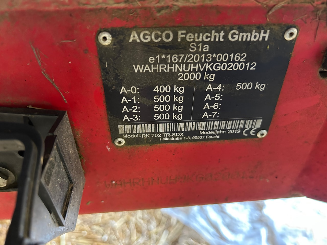 Andaineur MASSEY FERGUSON RK702TR-SDX - photo slide 5