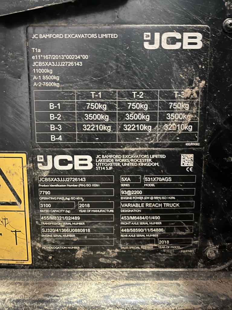 Telescopique JCB 531-70 AGRI SUPER - photo slide 12