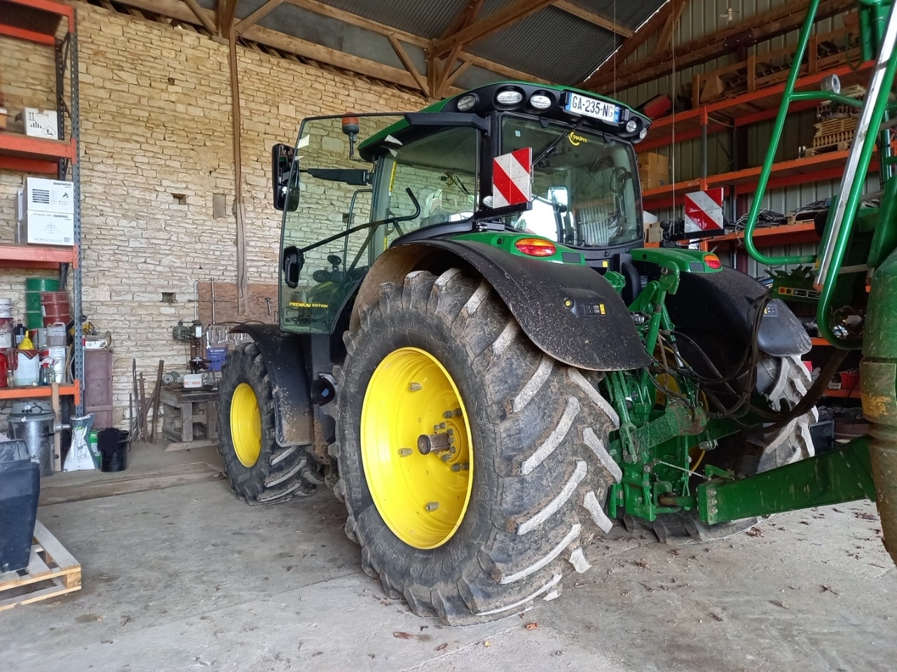 Tracteur JOHN DEERE 6195R - photo slide 6