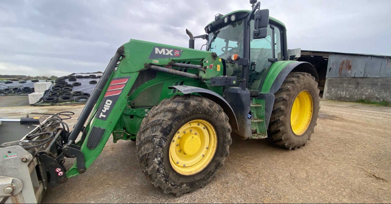 Tracteur chargeur JOHN DEERE 6145M - photo slide 1