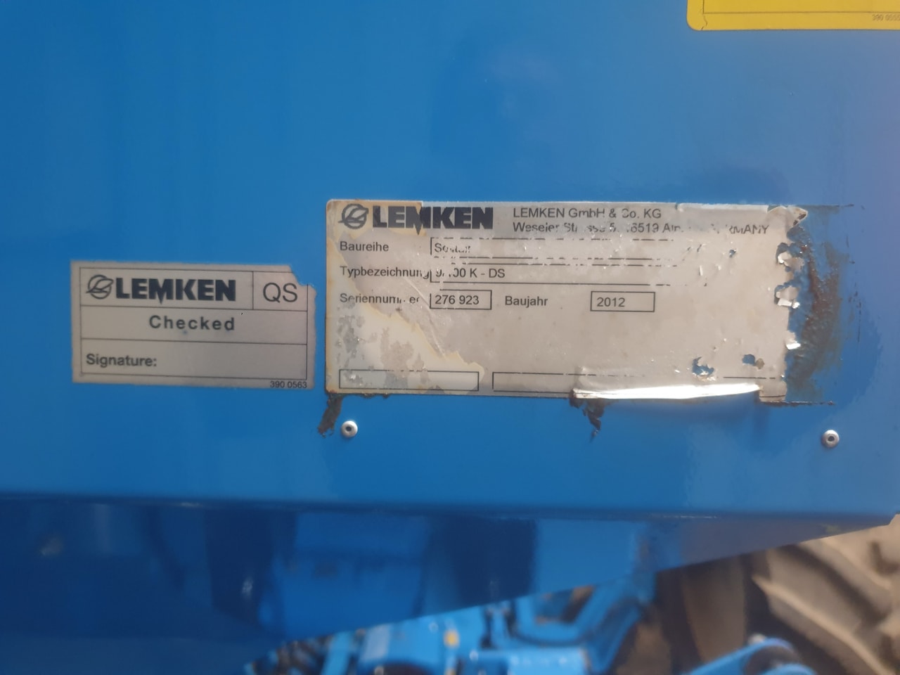 Semoir en ligne LEMKEN SOLITAIR 9 4m50 REPLIABLE - photo slide 6