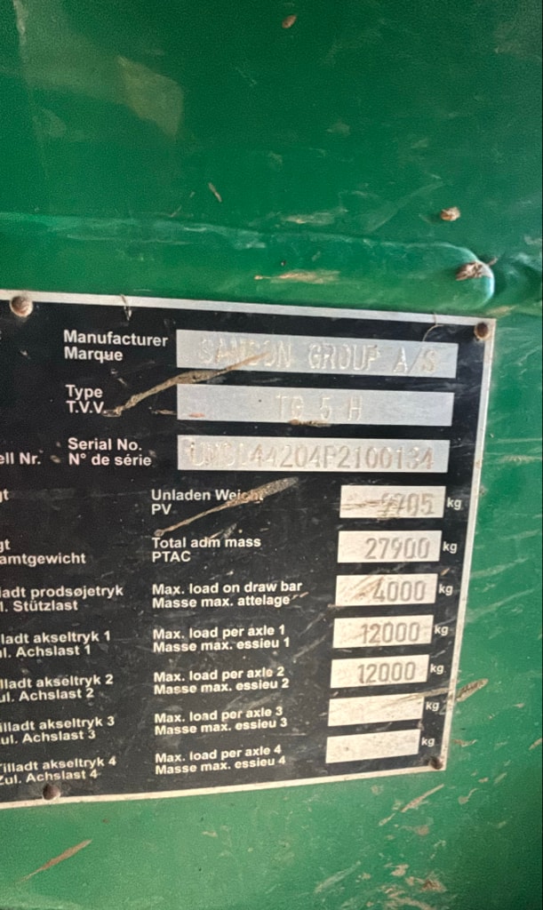 Tonne a lisier SAMSON TG18 - photo slide 5
