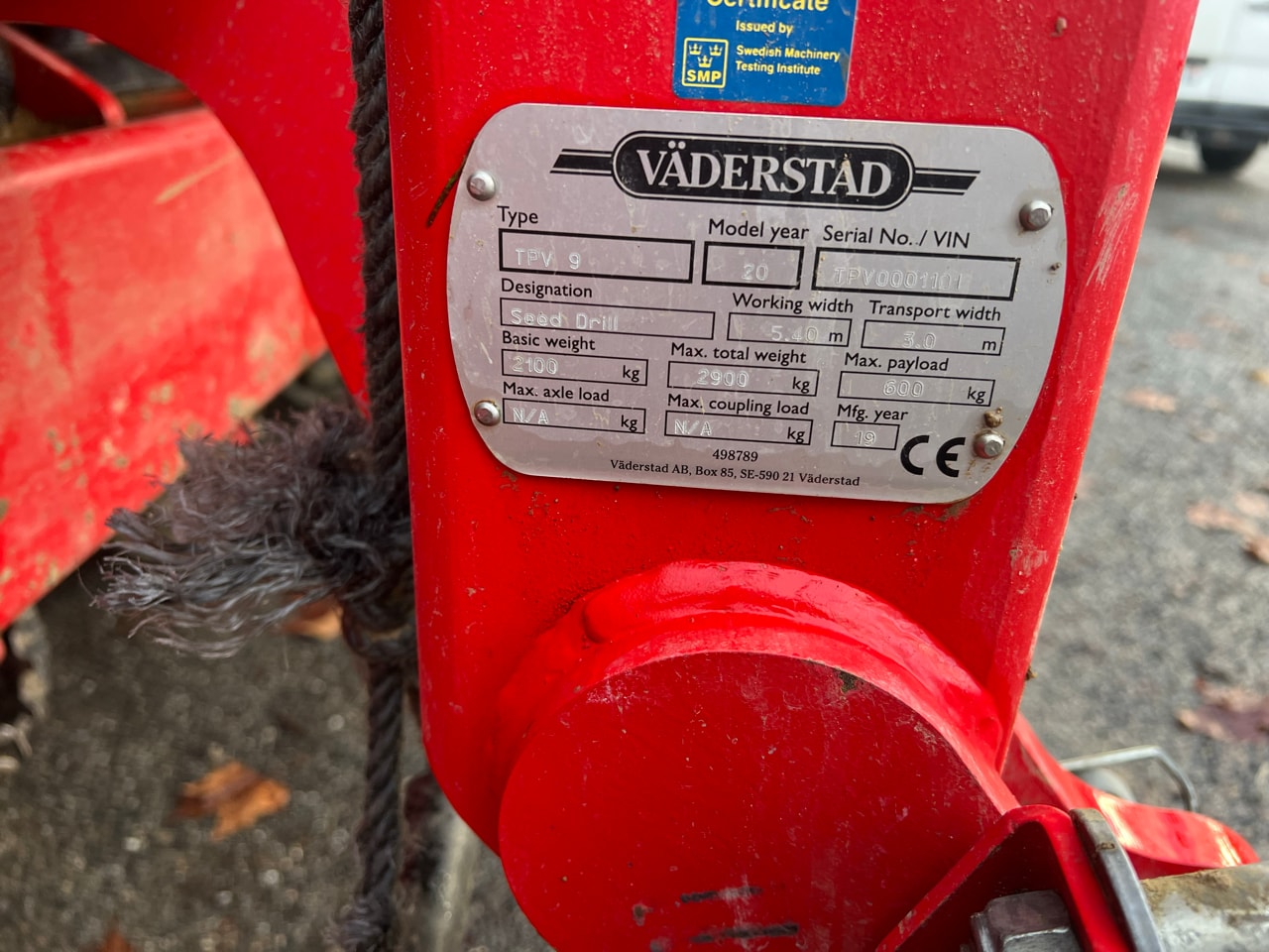 Semoir monograine VADERSTAD Tempo L - 9 rangs - photo slide 5