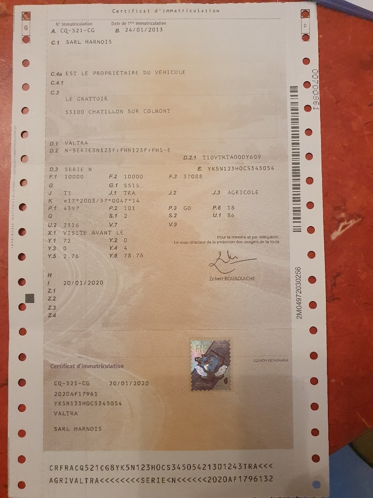 Tracteur VALTRA N123 - photo slide 15