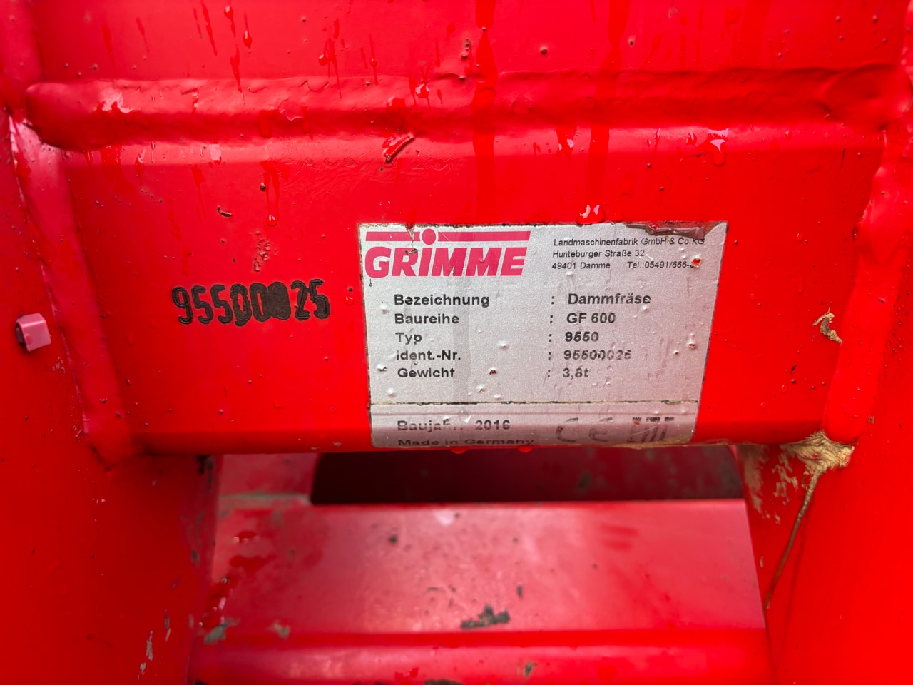 Fraise butteuse GRIMME GF 600 - photo slide 5