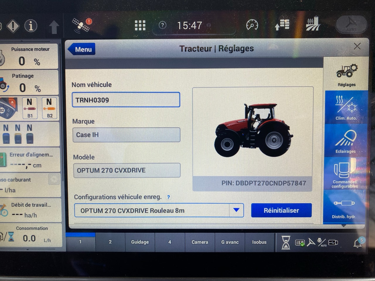 Tracteur CASE IH OPTUM 270 CVX - photo slide 13