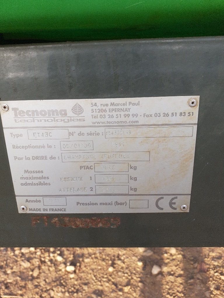 Pulverisateur TECNOMA Fortis  - photo slide 7