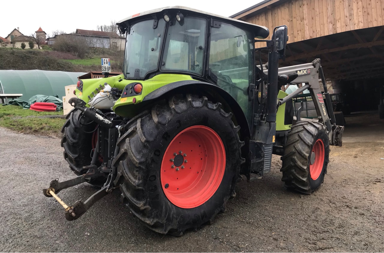 Tracteur chargeur CLAAS ARION 410 TOIT BAS - photo slide 3