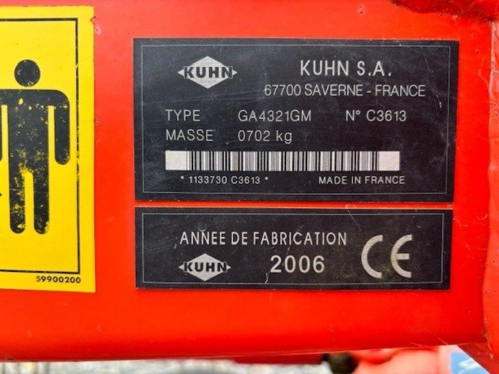 Andaineur KUHN GA 4321 - photo slide 5