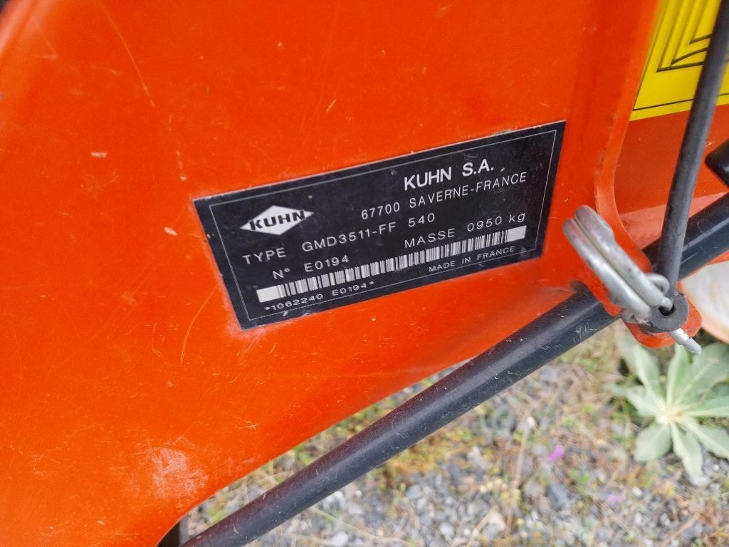 Faucheuse KUHN GMD 3511-FF 540 - photo slide 5