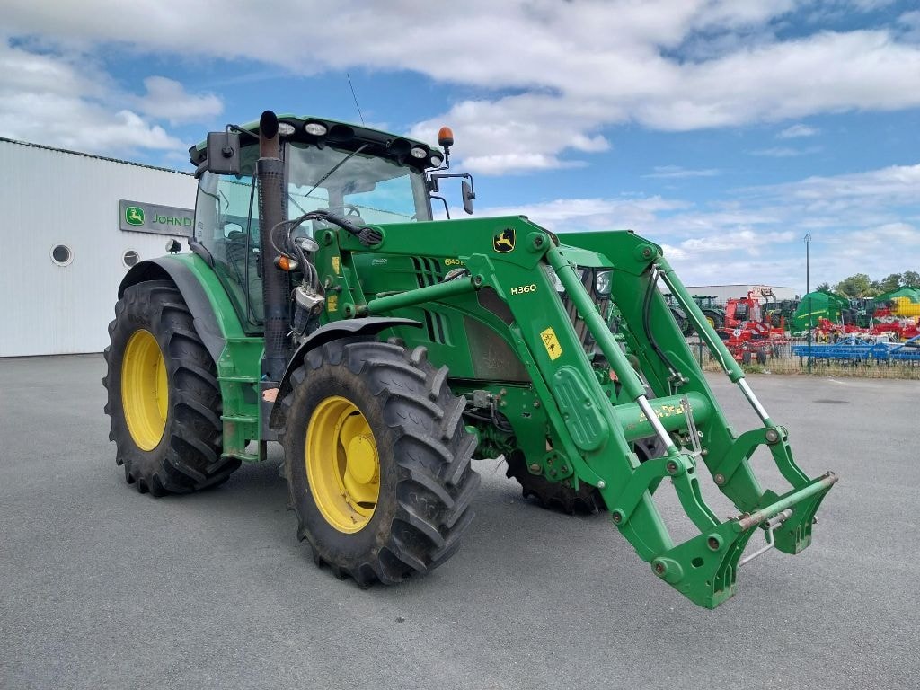 Tracteur chargeur JOHN DEERE 6140R - photo slide 16