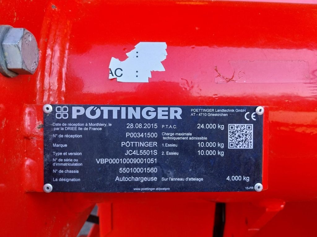Autochargeuse POTTINGER Jumbo 7210 - photo slide 17