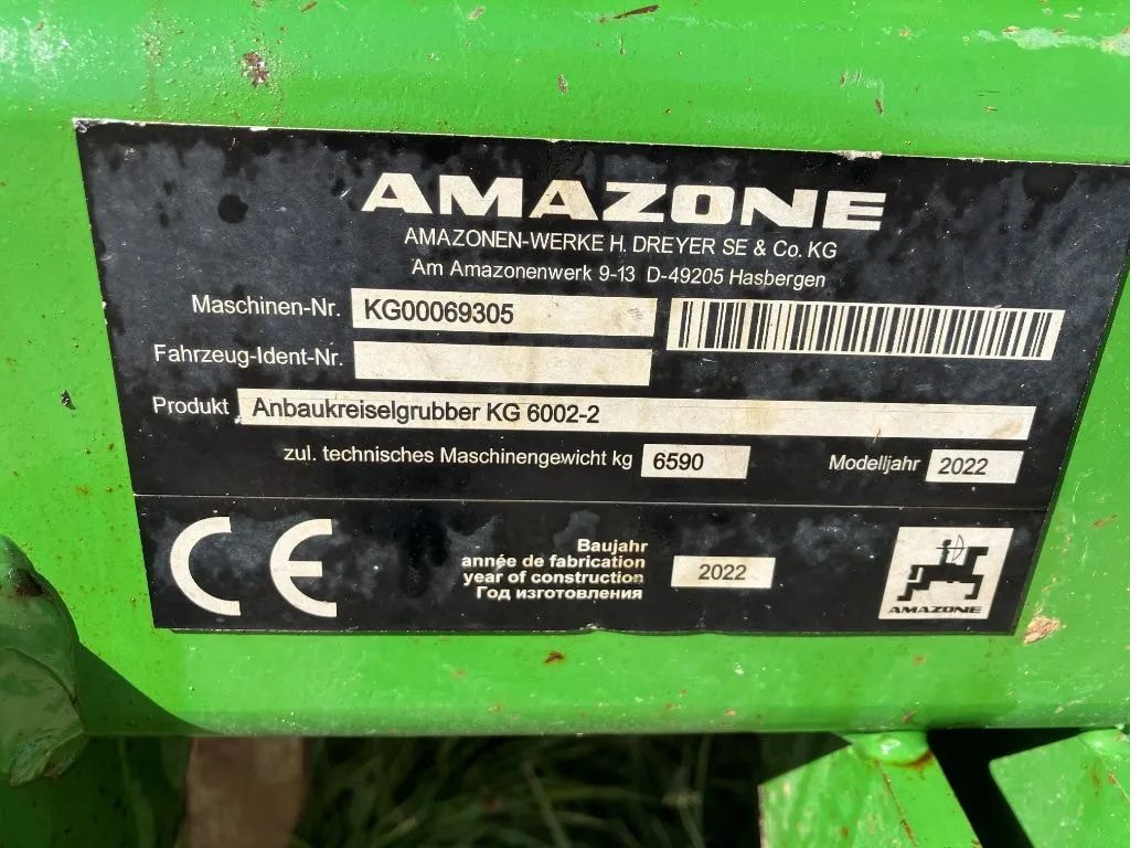 Herse rotative AMAZONE Kg 6002-2 - photo slide 10