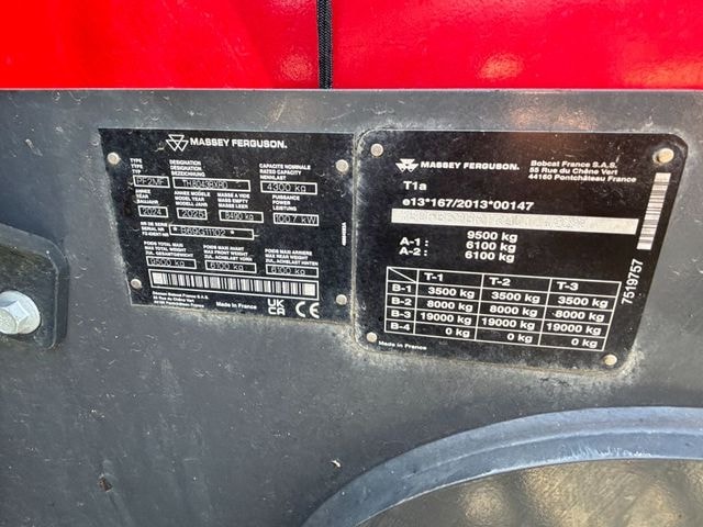 Telescopique MASSEY FERGUSON TH 8043 - photo slide 19