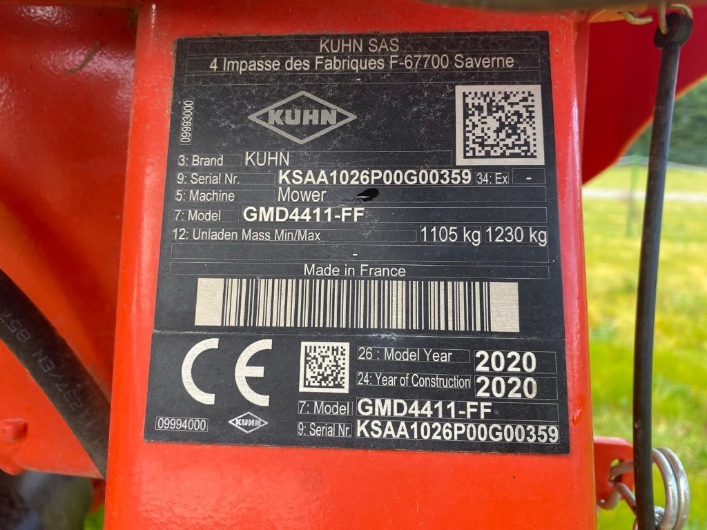 Faucheuse KUHN GMD 4411-FF - photo slide 14